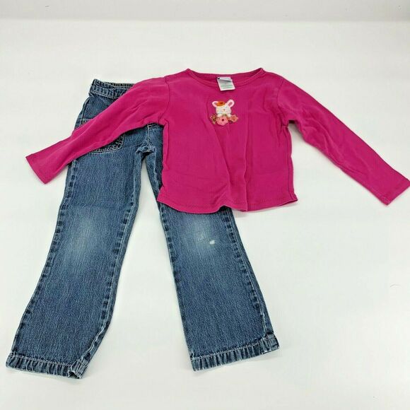 Circo Girl’s Shirt and Jeans Sz 5T - Picture 1 of 12